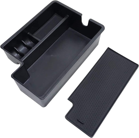 Vesul Center Console Armrest Storage Box Compatible with Mitsubishi Outlander Sport 2012 2013 2014 2015 2016 2017 2018 2019 2020 2021 ABS Tray Ins...
