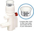 Dreyoo 2 Pcs Dishwasher Faucet Adapter, Dishwasher Snap Adapter Connection 15/16-27Male or 55/64-27Famale Chrome (With Filter)...