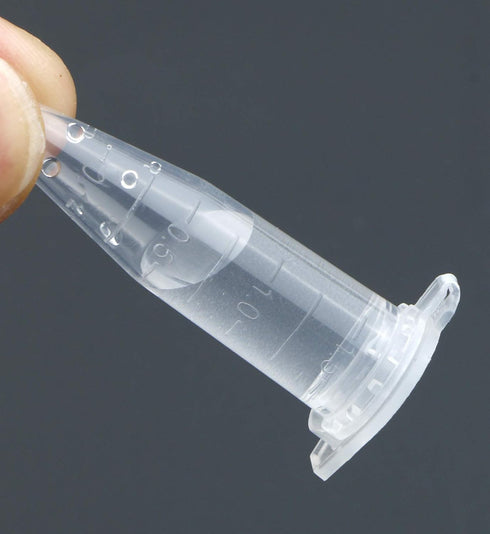 100 Pcs Centrifuge Tubes 1.5 ml Bottom Tip Clear Plastic Test Tube Vials Small Tubes with Caps Small Sample Bottle Vials Container with Cap for La...