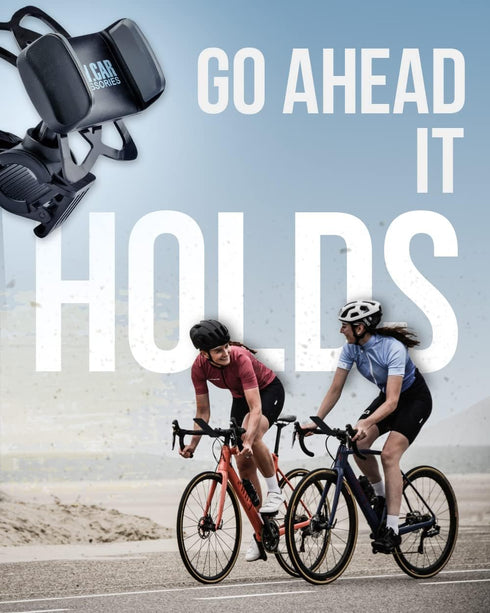 Bike & Motorcycle Phone Mount - for iPhone 14 Pro (13, 12, SE, Plus/Max), Galaxy s22 or Any Cell Phone - Universal Handlebar Holder for ATV, Bicyc...