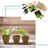 JOYSEUS 3.25" Seed Starter Pots, Organic Planting Peat Pots for Indoor Garden Seedling, 30 Pcs 100% Eco-Friendly and Biodegradable for Seed Germin...
