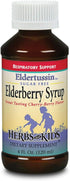 Herbs for Kids Eldertussin Elderberry Syrup, Cherry Berry (Btl-Plastic) | 4oz...