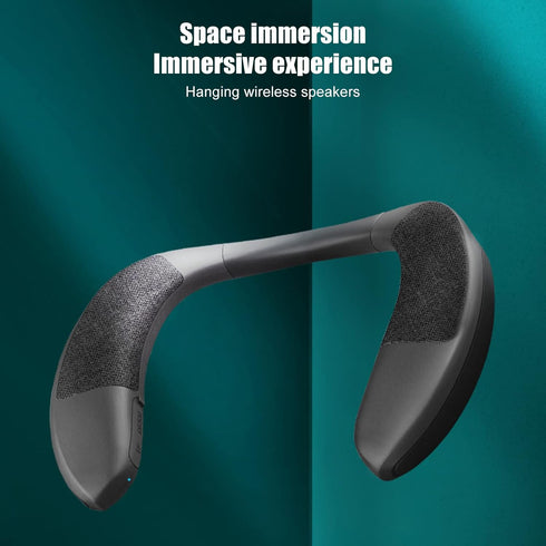 Yoidesu Neckband Portable Bluetooth Speakers, Bluetooth 5.3 Wearable Speaker, Hands Calling, 3D Stereo Surround Sound, Lightweight Outdoor Sound B...