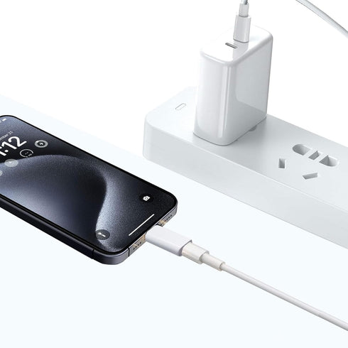 for Lightning Female to USB C Male Adapter, for Lighting to USB C Adapter Charging for iPhone 15/15 Pro/15 Pro Max/15 Plus,iPad Air, Samsung, Supp...