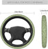 Steering Wheel Cover, Mushrooms Olive Green, Universal 15 Inches Car...