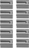 10pcs Carbon Brush for Electric Tools 13 x 8 x 6.3 mm Compatible with DeWalt DW217 DW221 DW222 Power Tools Motor Replacement Accessories Carbon Me...