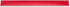 Alumicolor 12-inch Aluminum Engineer Hollow Scale for School, Office, Art and Drafting, 12IN, Red...
