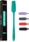 Silicone Jar Spatula | 600F Heat Resistant Non-Stick Rubber Scraper | Perfect for Jars, Smoothies, Blenders | One Piece Utensils | Durable Kitchen...