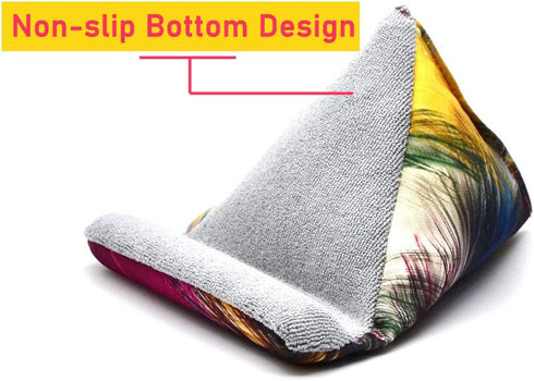 Fabric Phone Stands, Phone Pillow Holder for iPhone X iPhone 13, Handmade Phone Bean Bag Cushion for Desk (Colorful)...