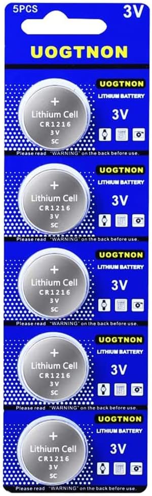 CR1216 3V Watch Lithium Battery(5-Pack)...