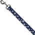 Dog Leash Snowflakes Blue White 4 Feet Long 1.0 Inch Wide...