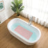 Nonslip Bathtub Mat Extra Soft TPE Bath Mat for Kids, Machine Washable Bathroom Shower Mat, Smooth/Non-Textured Tubs Only, 30L x 17W Inch (Pink)...