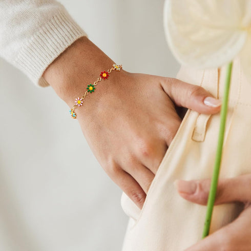 MTMY Gold Chain Bracelet for Women 14K Gold Plated Dainty Bracelets with Adjustable Chain Cute Bracelet Gold Trendy Jewelry...