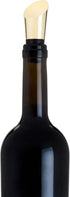 Viski Heavyweight Stainless Steel Wine Bottle Stopper, Gold Finish with Soft Touch Silicone Base Wine Stopper, Red and White Wines Preserver, Perf...