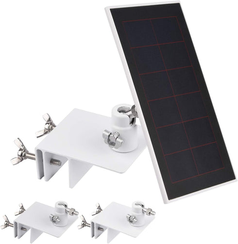 2Pack Gutter Mount Compatible with Arlo Essential Solar Panel, Arlo Pro/Arlo Pro2/Arlo Ultra/Pro3 Solar Panel, Perfect Angle to Get Adequate Sunli...