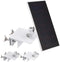 2Pack Gutter Mount Compatible with Arlo Essential Solar Panel, Arlo Pro/Arlo Pro2/Arlo Ultra/Pro3 Solar Panel, Perfect Angle to Get Adequate Sunli...