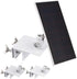 2Pack Gutter Mount Compatible with Arlo Essential Solar Panel, Arlo Pro/Arlo Pro2/Arlo Ultra/Pro3 Solar Panel, Perfect Angle to Get Adequate Sunli...