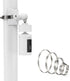 Pole Mount Bracket Compatible with Pan Tilt Camera - Stable Multifunctional Winding Installation (1pack?White)...