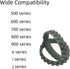 4 Pack Replacement Tires Compatible with iRobot Roomba j7, 500,600,700,800,900, e and i Series Models, Anti-Slip Wheel Tires Replacement, Great Ad...