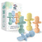LittleWhispers Baby Silicone Spoons - Self Feeding 6 Months - Infant, Toddler, & Kid Friendly Utensils - First Stage, Baby Led Weaning - 4 Pack Ut...