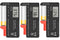 3PCS Digital LCD Battery Tester Checker Universal Battery Tester Monitor for AA AAA 1.5V 3.7V 1.2~4.8V 9V Batteries,Household Battery Life Level T...