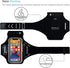 JEMACHE Running Armband for iPhone 16e 16 15 14 13 12 Pro, Samsung Galaxy S25 S24 S23 S22 S21, Gym Workouts Arm Band with Earphone Holder (Black)...
