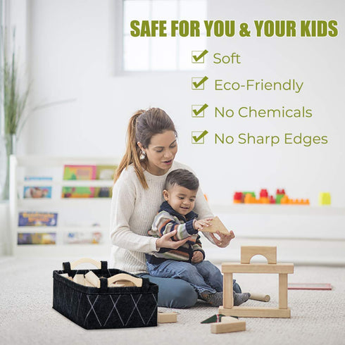 Small Baskets Collapsible Storage Bin Fabric Organizer for Shelves Underwear Socks Bra Towel Toiletry Baby Products Empty Gift Basket Dark GRAY...