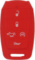 2 Pack 5 Buttons Soft Silicone Rubber Remote Keyless Protector Case Key Fob Cover Protector Holder Jacket for Dodge 2021 2020 2019 Ram 1500 Pickup...