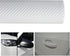 DIYAH 3D White Carbon Fiber Film Twill Weave Vinyl Sheet Roll Wrap DIY Decals 12" X 60" (1FT X 5FT)...