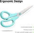 Scissors 6-Pack, 8'' Multipurpose Scissor with Ultra Sharp Blades, Easy Grip Handles, Stainless Steel Scissor for Office Supplies Craft Home, High...