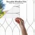 Privacy Window Film Decoration, Heat Control Window Tint for Home, Static Cling Glass Door Covering Window Sticker Removable Non-Adhesive UV Block...