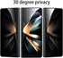 Anti-Spy Inner Screen Protector Designed for Samsung Galaxy Z Fold 4 5G 2022 and Privacy Outer Screen Protector Soft Anti-Scratch Film Anti-Peepin...