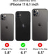 for iPhone 11 Waterproof Case with Built-in Screen Protector, Shockproof Dustproof Full Body Protective IP68 Waterproof Phone Case for iPhone 11 6...
