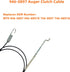 ZLIANGQ 946-0897 746-0987 Auger Clutch Cable for MTD Craftsman Ryobi Troy-Bilt Yard Machines Bolens Yard Man 2-Stage Snowblowers Replaces 746-0897...