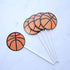 JANOU Basketball Sports Cupcake Toppers Cake Picks Decoration Birthday Baby Shower Wedding Party Suppliers Pack 20pcs...