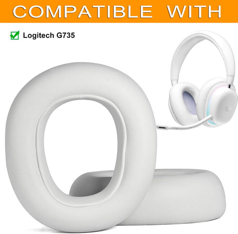 G735 Earpads - defean Replacement Ear Pads Cover Cushions Compatible with Logitech G735 Wireless Gaming Headset...