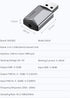 Hagibis USB External Sound Card Adapter Alloy 2 in 1 USB to 3.5mm AUX TRRS Headphone and Microphone Jack Audio Adapter Mic Stereo Sound Card for W...