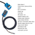 Square Inductive Proximity Sensor SN04-P Normally Open Detection Approach Switch PNP NO with TL PL SN Bracket (Blue, 4 Pack)...