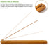 3 Pieces Bamboo Wood Incense Holder for Sticks with Adjustable Angle, Incense Burner with Ash Catcher, 9.8 Inches...