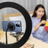 Super Magnetic Phone Holder for Ring Light and Tripod Stand with 1/4'' and Hot Shoe Adapter, Flexible Cell Phone Tripod Mount Adapter for MagSafe ...