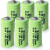 GEILIENERGY 6 PCS 2/3AA 1.2V 650mAh Ni-MH Rechargeable Batteries for High Power Static Applications Electric Mopeds, Meters, RC Devices, Electric ...