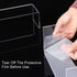 ANDGOO Display Risers, 6 Pcs(3”L~4”L~5”L) Acrylic Risers Clear Rectangular Stands Collectibles Display Shelf for Decor, Funko Pop and Cake Display...