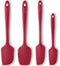 Silicone Spatula Set of 4, Spatulas Silicone Heat Resistant, Rubber Spatula, Silicone Kitchen Utensils Set for Cooking, Non-Stick BPA Free Cooking...