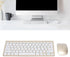 Keyboard Mouse Combo Set, 78 Keys Portable 2.4Ghz Keyboard Kit with 4 Nonslip Foot Pad Compatible with Windows Notebook Desktop etc(Gold)...