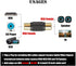 10 Pack Audio Video Gold RCA Female to Female Coupler Connector Adapters,Gold Plated RCA Female to Female Coupler,Compatible with Phono,Speaker,RC...