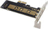 Cablecc Low Profile PCI-E 3.0 x4 Lane to M.2 NGFF M-Key SSD Nvme AHCI PCI Express Adapter Card...