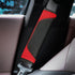 Car Seat Belt Cover, 2 Pack Carbon Fiber Leather Seatbelt Shoulder Pad, Auto Safety Seat Belt Cushion Protector Compatible with All Cars and Backp...