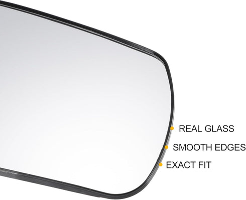 X AUTOHAUX Car Rearview Right Passenger Side Mirror Glass Replacement W/Backing Plate Non-heated for Mazda 3 2004-2009 for Mazda 6 2006 2007 2008...