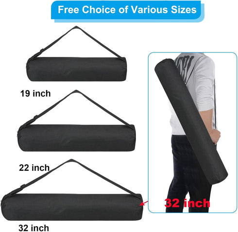 PATIKIL 32x4x4 Inch Grill Storage Tool Bag, Grilling Tools BBQ Bag for Grill Utensil Storage 600D Oxford Foldable Tripod Carry Bag with Adjustable...