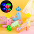 3 Pack LED Light Up Spinning Tops with Launcher Gyroscope, Colorful Flashing Toys Novelty Spinning Light Up Toy Party Favors Goodie Bag Fillers Gl...